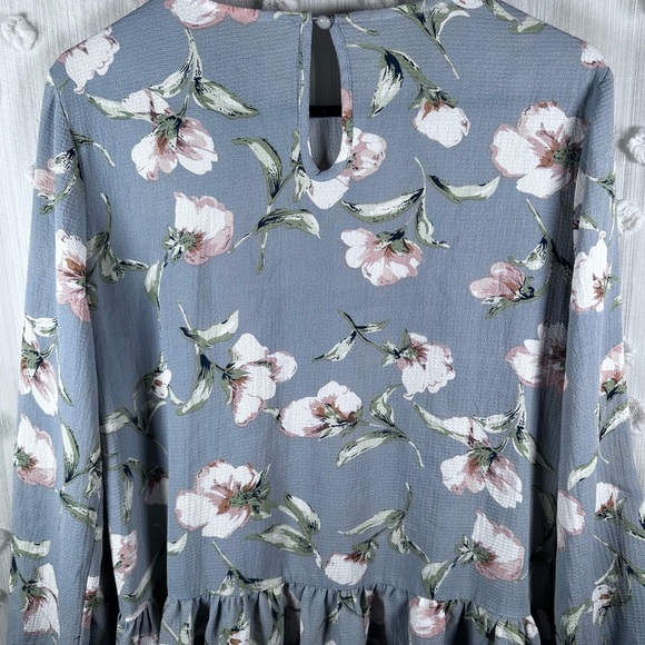 Women’s Floral Long Sleeve Dress Size Large - Picture 10 of 11